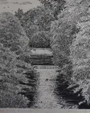 The River Hindburn by Alfred Wainwright, ink, sold Jul 2023