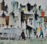 A Woman's Work by Sue Howells, print, sold Jul 2023