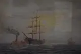 Shipping scene with tug towing a masted ship by H Parson, watercolour, offered Jun 2023