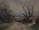 Watercolours by W. Milne, watercolor, sold May 2023