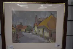 Coloured chalks by Jenny Angold, 1990, drawing, sold Apr 2023