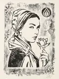 Untitled by Shepard Fairey, pencil, offered Jul 2025
