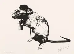 Untitled by Blek le Rat, pencil, offered Jul 2025