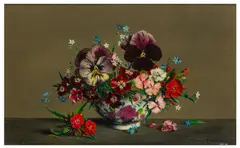 Untitled by Laurence Biddle, oil on canvas, offered Jun 2025