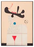 Untitled by Desmond Morris, mixed media and collage, offered Jun 2025