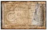 Untitled by Bryan Ingham, oil and pencil on board, offered Jun 2025