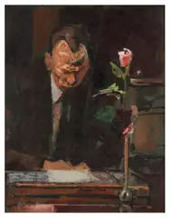 Untitled by Ruskin Spear, oil on board, offered Jun 2025