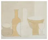 Untitled by Geoffrey Robinson, oil and charcoal on board, offered Jun 2025