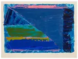 Untitled by John Hoyland, acrylic on paper, offered Jun 2025