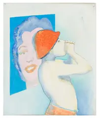 Untitled by Mark Lancaster, oil on canvas, offered Jun 2025