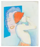Untitled by Mark Lancaster, oil on canvas, offered Jun 2025