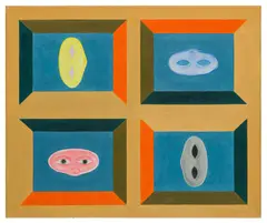 Untitled by Mark Lancaster, 1990, oil on canvas, offered Jun 2025