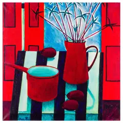 Untitled by Graham Knuttel, oil on canvas, offered Jun 2025