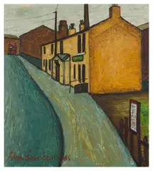 Untitled by Alan Lowndes, oil on board, offered Jun 2025