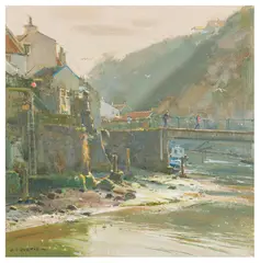 Untitled by David Jan Curtis, oil on board, offered Jun 2025