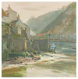 Untitled by David Jan Curtis, oil on board, offered Jun 2025