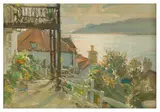 Untitled by David Jan Curtis, oil on board, offered Jun 2025