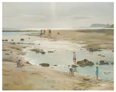 Untitled by David Jan Curtis, oil on canvas, offered Jun 2025