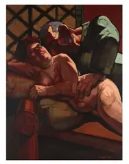 Untitled by Peter Howson, 1990, oil on canvas, offered Jun 2025