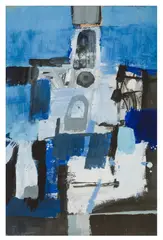 Untitled by Robert MacGowan, oil and gouache on paper, offered Jun 2025