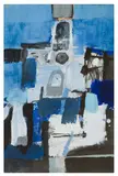Untitled by Robert MacGowan, oil and gouache on paper, offered Jun 2025