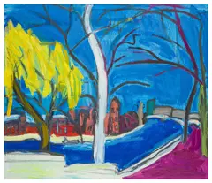 Untitled by Lucy Jones, 1995, oil on canvas, offered Jun 2025