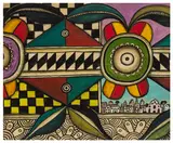 Untitled by Alan Davie, gouache, offered Jun 2025