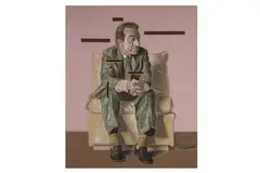 Untitled by Michael Leventis, oil and acrylic on canvas, offered Jun 2025