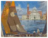 Untitled by Maxwell Armfield, gouache and pastel, offered Jun 2025