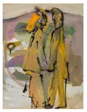 Untitled by Elisabeth Collins, gouache and ink, offered Jun 2025