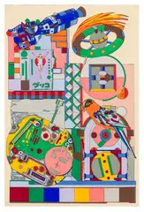 Untitled by Eduardo Paolozzi, gouache, offered Jun 2025
