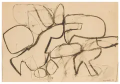 Untitled by Robert Medley, charcoal and pencil, offered Jun 2025