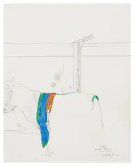 Untitled by Peter Blake C.B.E R.D.I., pencil and coloured, offered Jun 2025