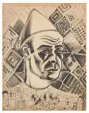 Untitled by John Banting, ink, offered Jun 2025