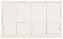 Untitled by Rachel Whiteread, 1999, gouache and pencil, offered Jun 2025