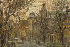 Untitled by Wlodzimierz Zakrzewski, oil on canvas, offered Jun 2025