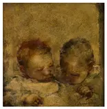 Untitled by Grigory Gluckman, oil on panel, offered Jun 2025