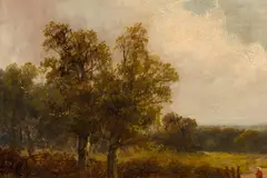 Untitled by Charles W. Oswald, oil on canvas, offered Jun 2025