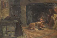 Untitled by John Emms, oil on canvas, offered Jun 2025