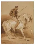 Untitled by Nicolas-Toussaint Charleton, ink and wash, offered Jun 2025