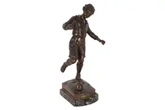Joueur de Football by Sylvain Kinsburger, bronze, offered Jun 2025
