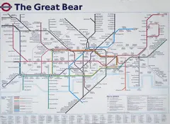 The Great Bear by Simon Patterson, Lithograph printed in colours, sold Oct 2024