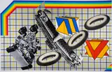 Pneumatics by Peter Phillips, pencil, offered Oct 2024