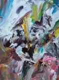 The Birth of Jan by Richard Patterson, C-type print in colours diasec-mounted on aluminium, offered Oct 2024