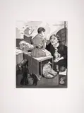 Embarkation by Paula Rego, Etching with aquatint, sold Oct 2024