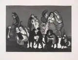 Secrets and Stories by Paula Rego, Etching with aquatint, sold Oct 2024