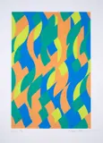 Sylvan by Bridget Riley, Screenprint in colours, sold Oct 2024