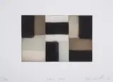 Doric Grey by Sean Scully, Etching with aquatint printed in colours, sold Oct 2024