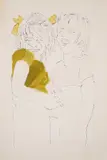 Untitled by Andy Warhol, Offset lithograph extensively hand-coloured in watercolour, offered Oct 2024