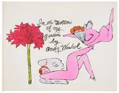 In The Bottom of My Garden by Andy Warhol, watercolour, sold Oct 2024
